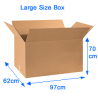1 x Large 38-Inch Heavy-Duty Box | Sea Freight, Air Freight & Moving